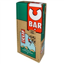 Clif Bar, Энергетический батончик с овсянкой, изюмом и грецким орехом, 12 батончиков, 2,4 унции (68 г) каждый