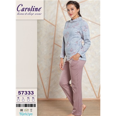 Пижама Комплект с Брюками 2-КА (M+L+XL+XL) Caroline