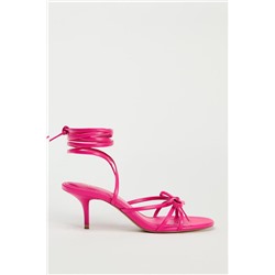 FEW ITEMS LEFT LACE UP HIGH-HEEL SANDALS