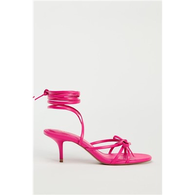 FEW ITEMS LEFT LACE UP HIGH-HEEL SANDALS