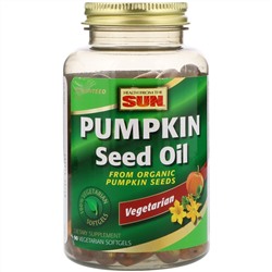 Health From The Sun, Pumpkin Seed Oil, 90 Vegetarian Softgels