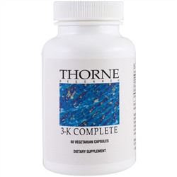 Thorne Research, 3-K Complete, 60 капсул