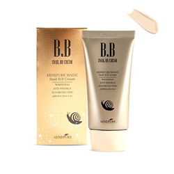 [EKEL] BB крем для лица антивозрастной МУЦИН УЛИТКИ / ЗОЛОТО BB Snail Gold Cream SPF 50+/PA+++, 50 мл