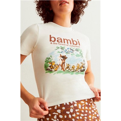 Camiseta Bambi Disney Crudo