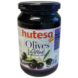 Hutesa черные оливки без косточек 350г/150г