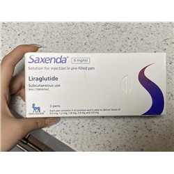 SAXENDA 6 mg/ml SC enjeksiyonluk çözelti içeren kullanıma hazır 3 kalem ilaç (Саксенда 3 шприц-ручек)