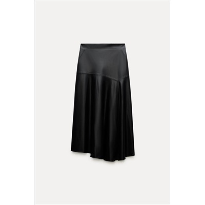 FEW ITEMS LEFT ZW COLLECTION LEATHER EFFECT MIDI SKIRT