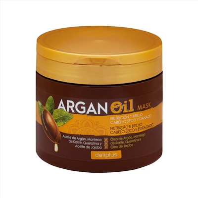 Маска Argan Oil Deliplus для сухих и поврежденных волос