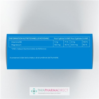 ArkoPharma Magnésium Vitamine B6 - Nervosité & Fatigue - 60 gélules