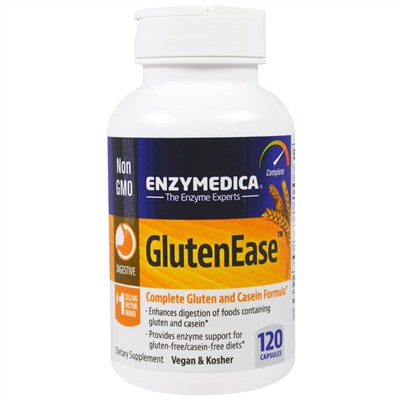 Enzymedica, GlutenEase, 120 капсул
