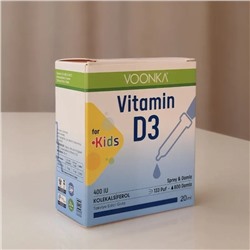 Voonka витамин Д3 в каплях для детей турецкий