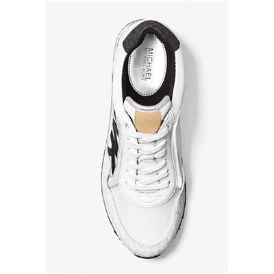 MICHAEL KORS OUTLET Maddy Two-Tone Logo Trainer